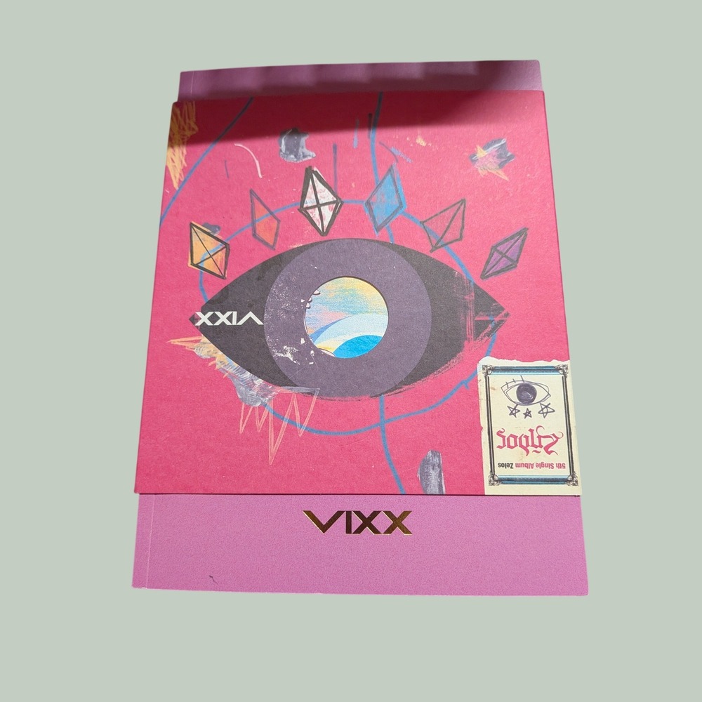VIXX Zelos 5th Single Album 2016 Conception K-Pop CD Photobook Pink Gold